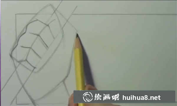 漫画手的手指绘制
