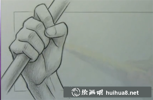 漫画手的完成图