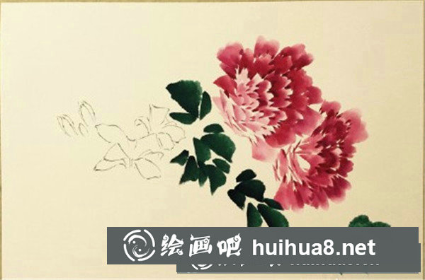 国画牡丹花的画法入门