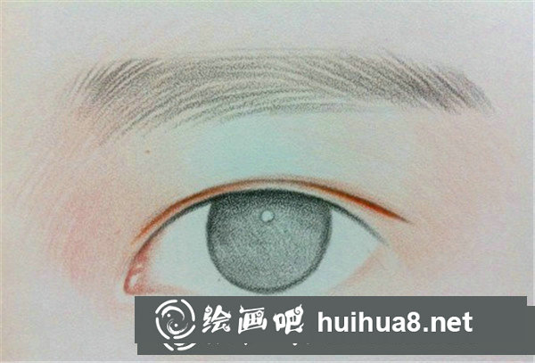 彩铅画眼睛教程步骤图 彩铅画眼睛教程步骤图