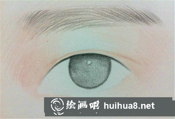 彩铅画眼睛教程步骤图 彩铅画眼睛教程步骤图