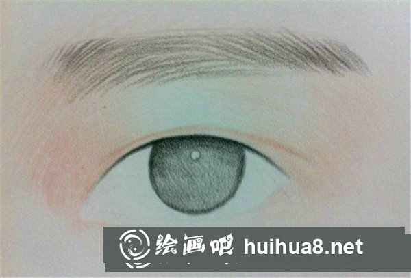 彩铅画眼睛教程步骤图 彩铅画眼睛教程步骤图