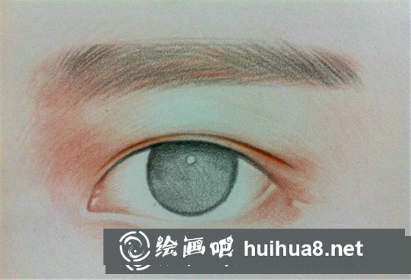 彩铅画眼睛教程步骤图 彩铅画眼睛教程步骤图