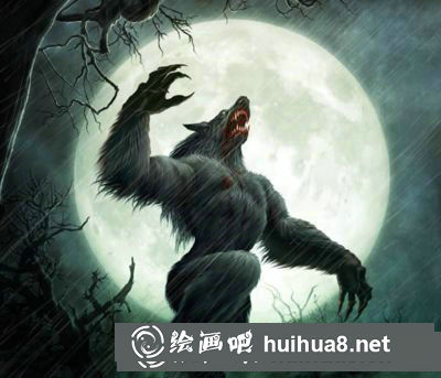 漫画中狼人怎么画