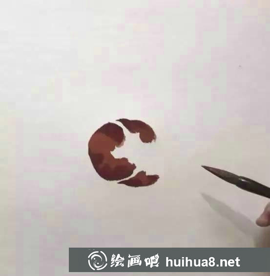 国画石榴的画法步骤