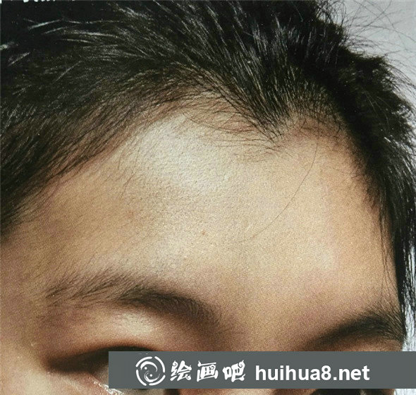 素描入门:头像素描额头的比例关系精讲教程 素描入门:头像素描额头的比例关系精讲教程