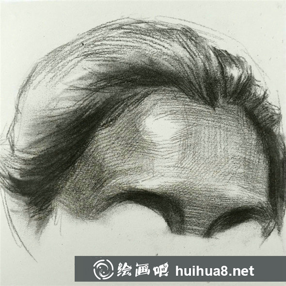 素描入门:头像素描额头的比例关系精讲教程 素描入门:头像素描额头的比例关系精讲教程
