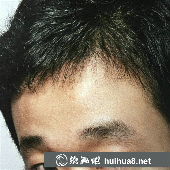 素描入门:头像素描额头的比例关系精讲教程 素描入门:头像素描额头的比例关系精讲教程