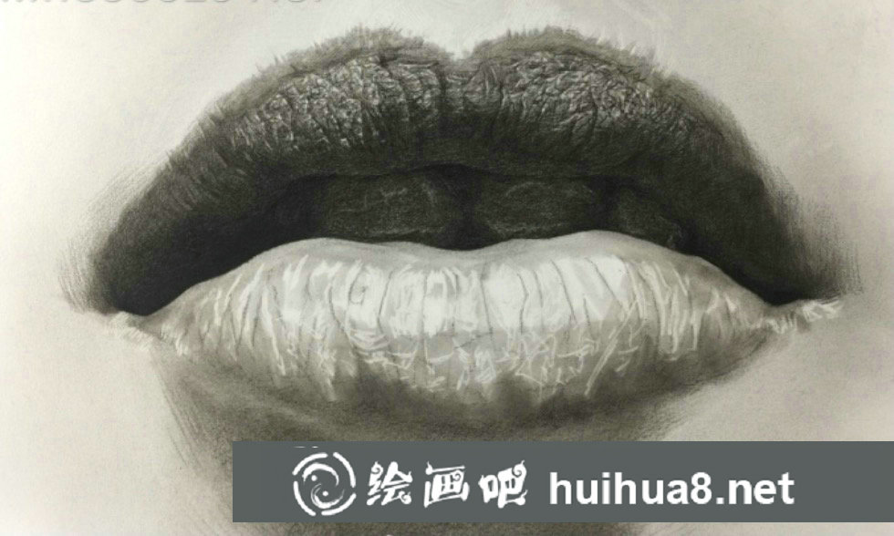 素描嘴唇的画法步骤图