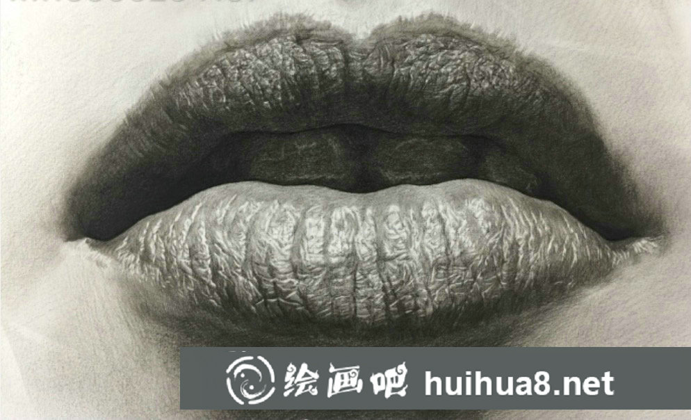 素描嘴唇的画法步骤图