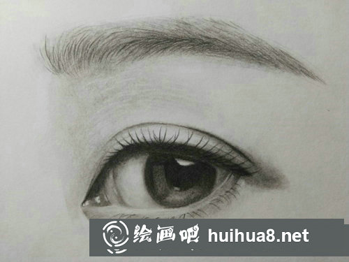 炭笔画眼睛步骤 炭笔画眼睛步骤