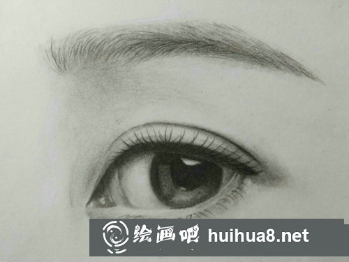 炭笔画眼睛步骤 炭笔画眼睛步骤
