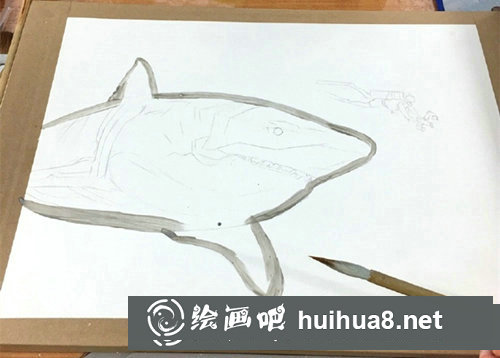 手绘可爱小熊上色
