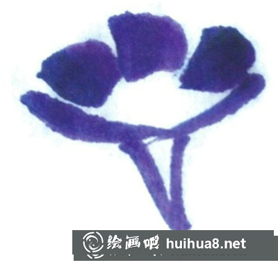 国画喇叭花的画法 国画喇叭花的画法