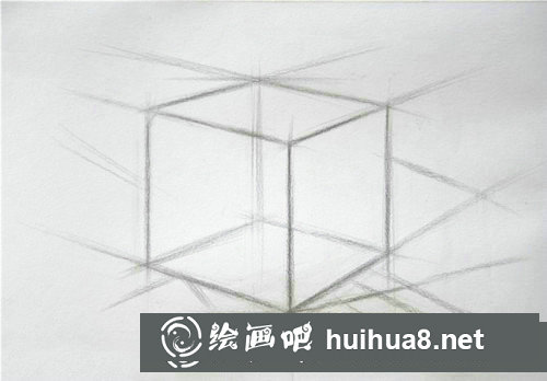 几何体素描入门教程：素描正方体