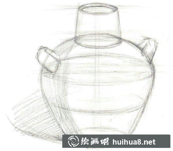 水粉画陶罐绘画教程