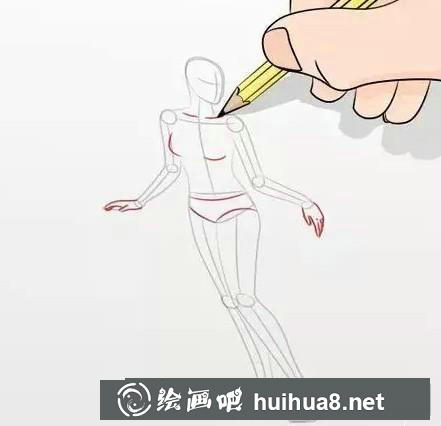 女性身体简笔画教程 女性身体简笔画教程