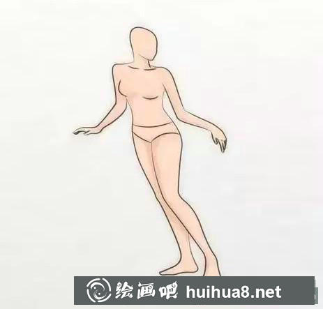女性身体简笔画教程 女性身体简笔画教程