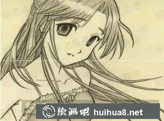 长发女孩漫画教程 长发女孩漫画教程