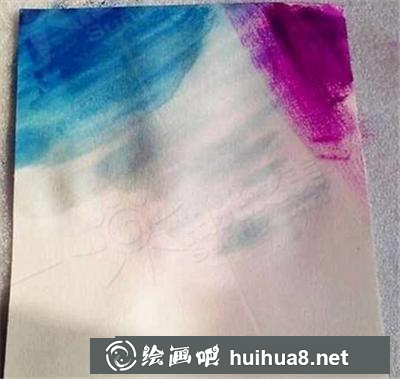水粉画教程：美丽的夜空