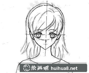 中长发女孩漫画教程 中长发女孩漫画教程