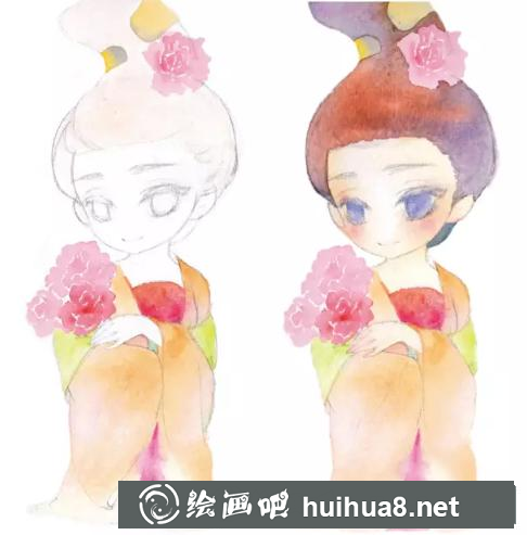 古风Q版漫画人物的画法