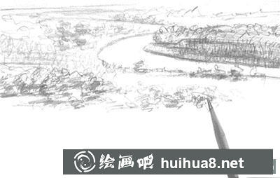 速写风景：平原绘制方法