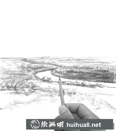 速写风景：平原绘制方法