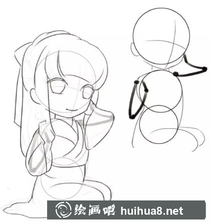 古风水彩漫画人物的画法 古风水彩漫画人物的画法