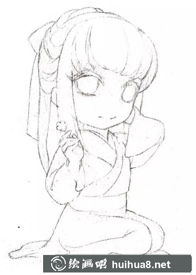古风水彩漫画人物的画法 古风水彩漫画人物的画法