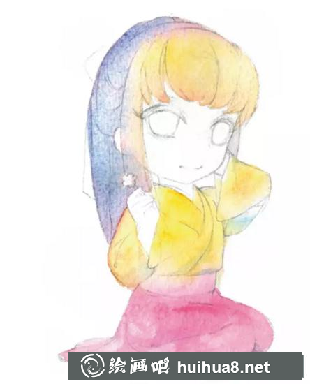 古风水彩漫画人物的画法 古风水彩漫画人物的画法