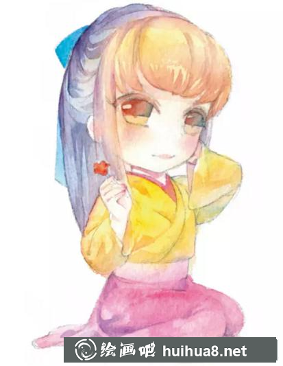 古风水彩漫画人物的画法 古风水彩漫画人物的画法