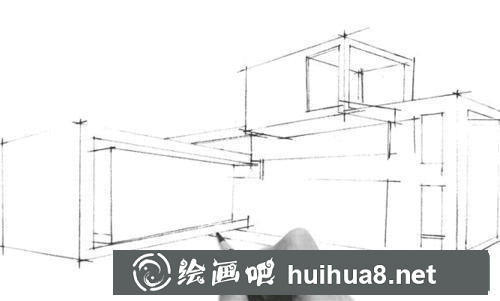 会所速写过程