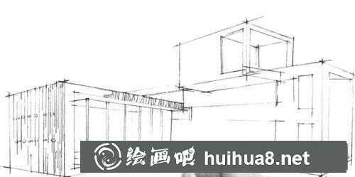 会所速写过程