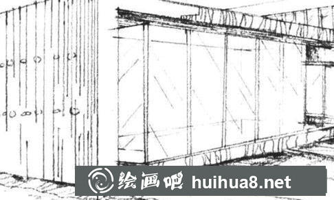 会所速写过程