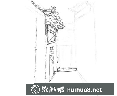胡同小巷的画法