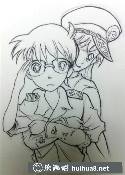 柯南和小兰漫画 柯南和小兰漫画