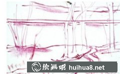 油画教程：秋日河边绘画步骤