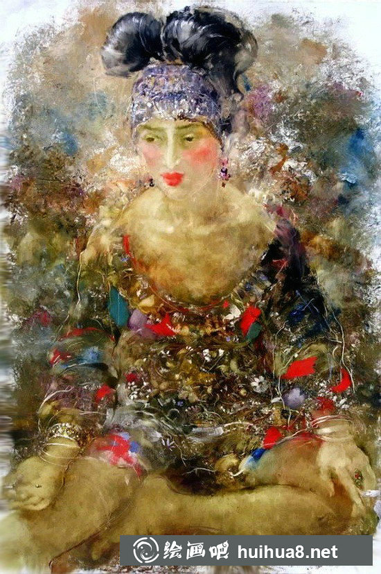 Helen Illichova人物油画作品4