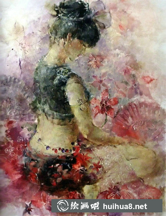 Helen Illichova人物油画作品6