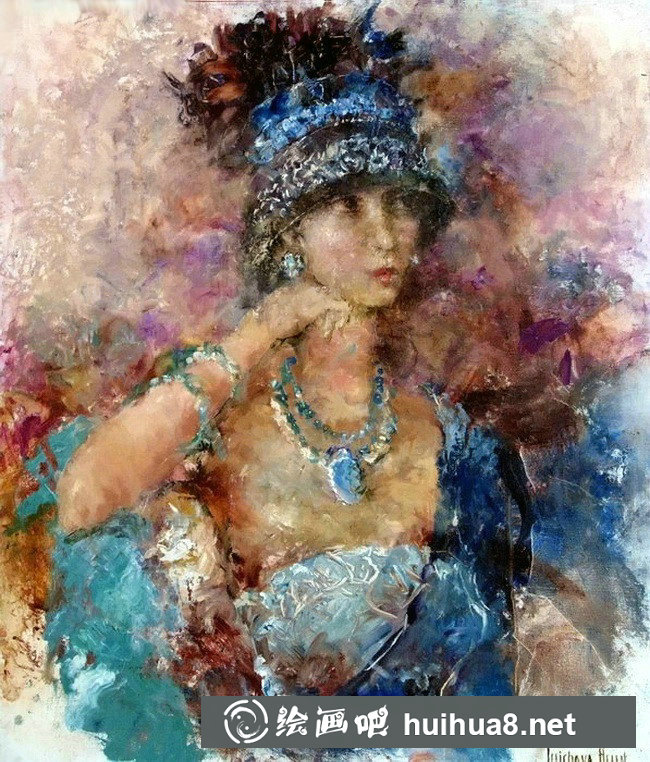 Helen Illichova人物油画作品8