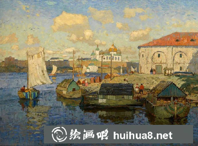 欧洲风景油画作品4