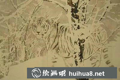工笔画教程：怎么画老虎