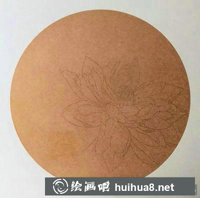 工笔画教程:怎么画荷花《怒放》 工笔画教程:怎么画荷花《怒放》