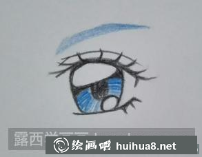 漫画眼睛的画法