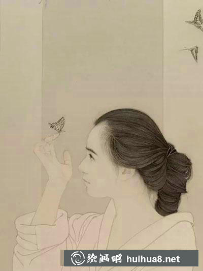 工笔画教程怎么画《醉蝶》