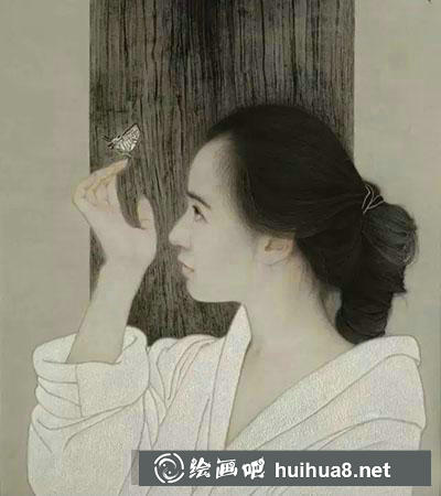 工笔画教程怎么画《醉蝶》