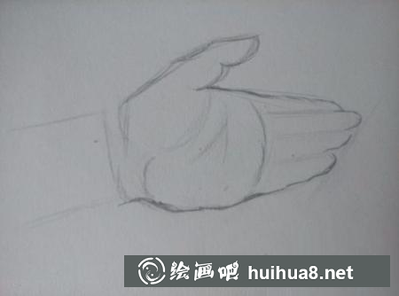 手掌的画法 手掌的画法