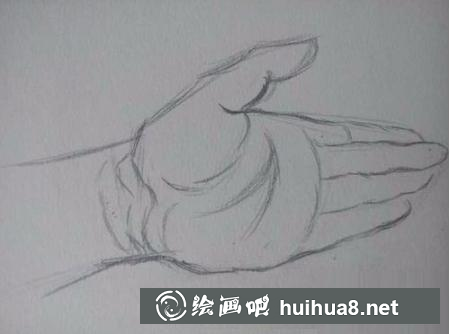 手掌的画法 手掌的画法