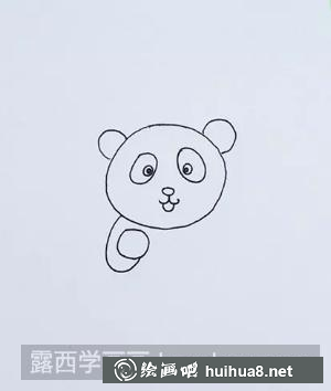 熊猫儿童画 熊猫儿童画